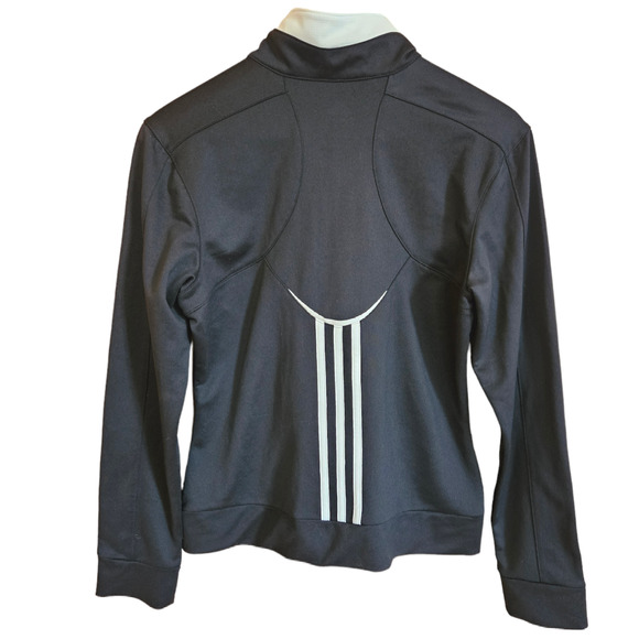 Adidas Women's Sweatshirt Full Zip Black Small - Picture 7 of 9